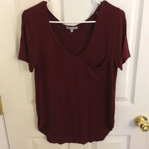 Charlotte Russe burgundy top medium